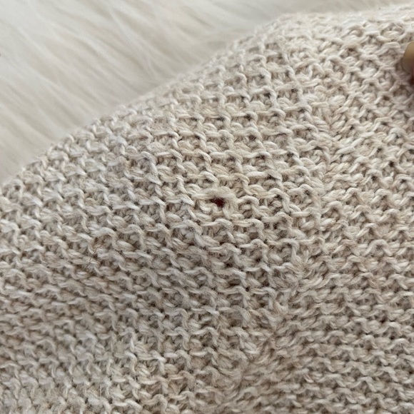 Madewell Cream Oatmeal Backroad Button-Back Knit Sweater - Picture 12 of 12